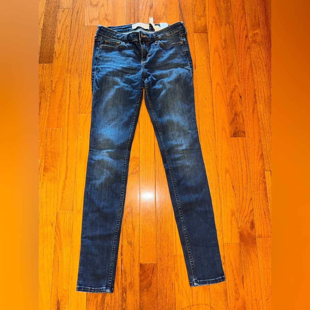Vintage Y2K Hollister Dark Blue Skinny Jeans